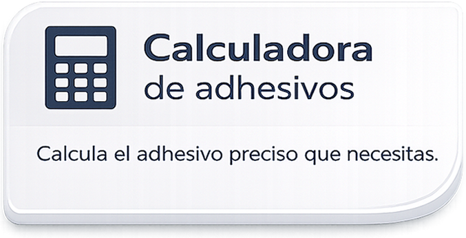 Calculadora de adhesivos