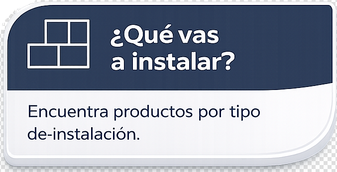 ¿Qué vas a instalar?